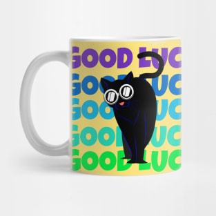 Good Luck Cool Cat Mug